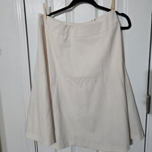 Chaus Cream A-Line Women's Skirt